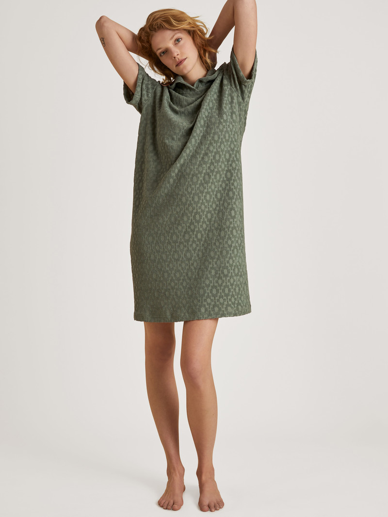 Laurel Green Calida Lounge Healing Loungedress Women Loungewear | HXZVE-8039