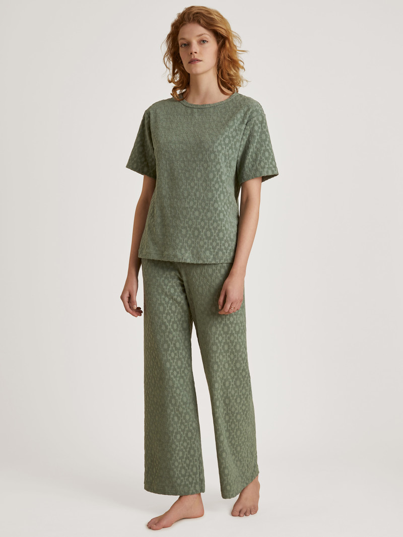 Laurel Green Calida Lounge Healing Pants Women Loungewear | NREMD-2094