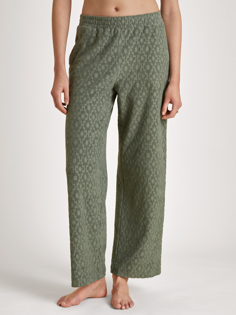 Laurel Green Calida Lounge Healing Pants Women Loungewear | NREMD-2094