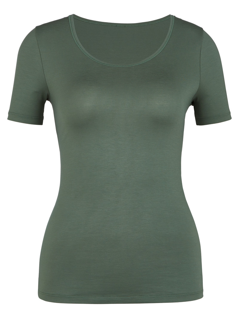 Laurel Green Calida Natural Comfort Shirt Shortsleeve Women Underwear | LRXHU-1548