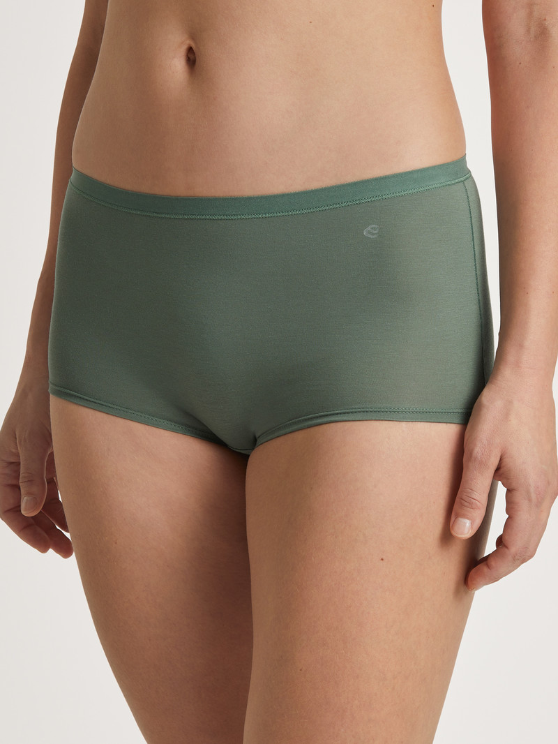 Laurel Green Calida Natural Comfort Shorty Regular Cut Women Underwear | GZYMF-2745