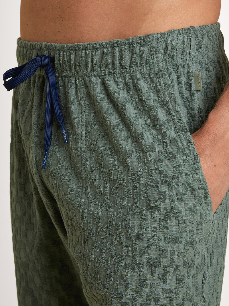 Laurel Green Calida Rmx Lounge Holiday Bermudas Men Loungewear | WSRYO-6705