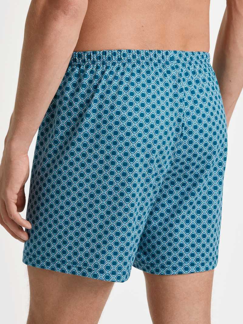 Legion Blue Calida Prints Boxer Shorts Men Underwear | QOKZT-4325