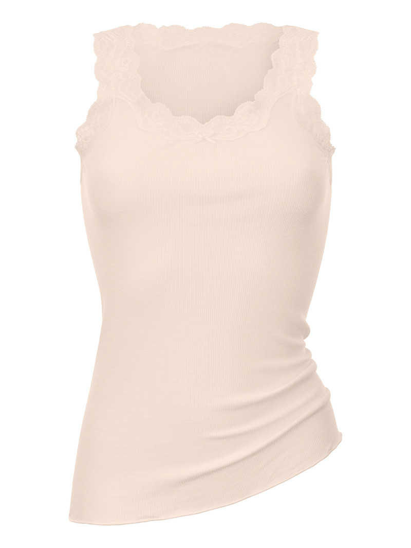 Light Ivory Calida Richesse Lace Tank Top Women Underwear | FJQVR-2047