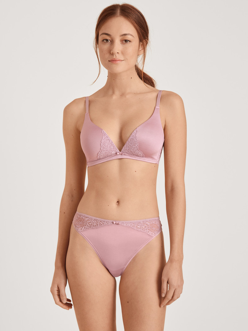 Mauve Shadow Calida Special Soft Bra Women Underwear | QICRO-0867