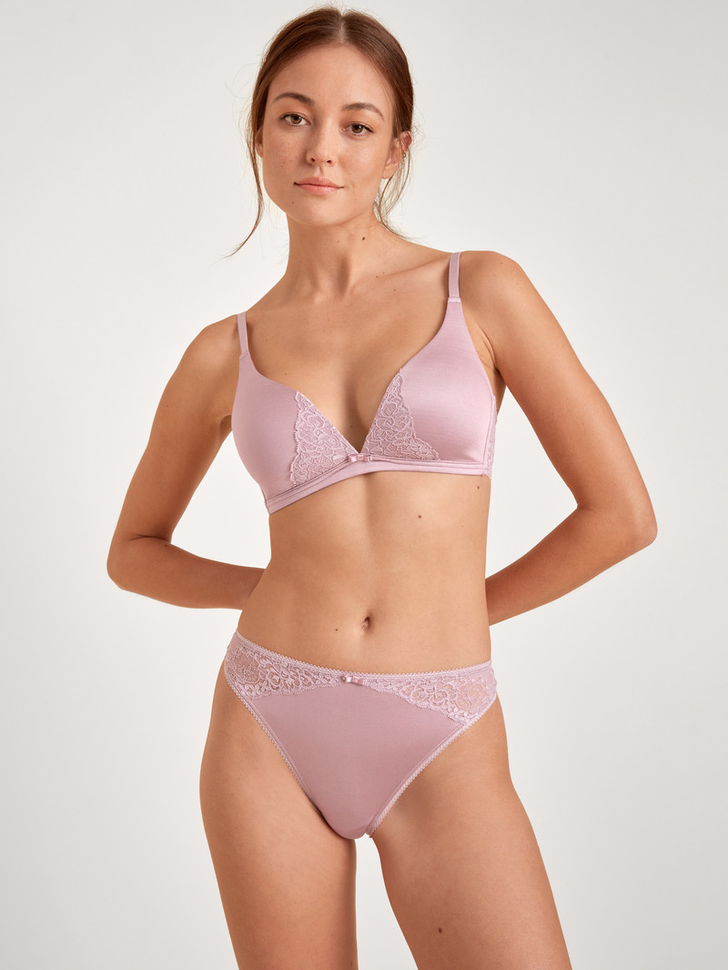 Mauve Shadow Calida Special Soft Bra Women Underwear | QICRO-0867