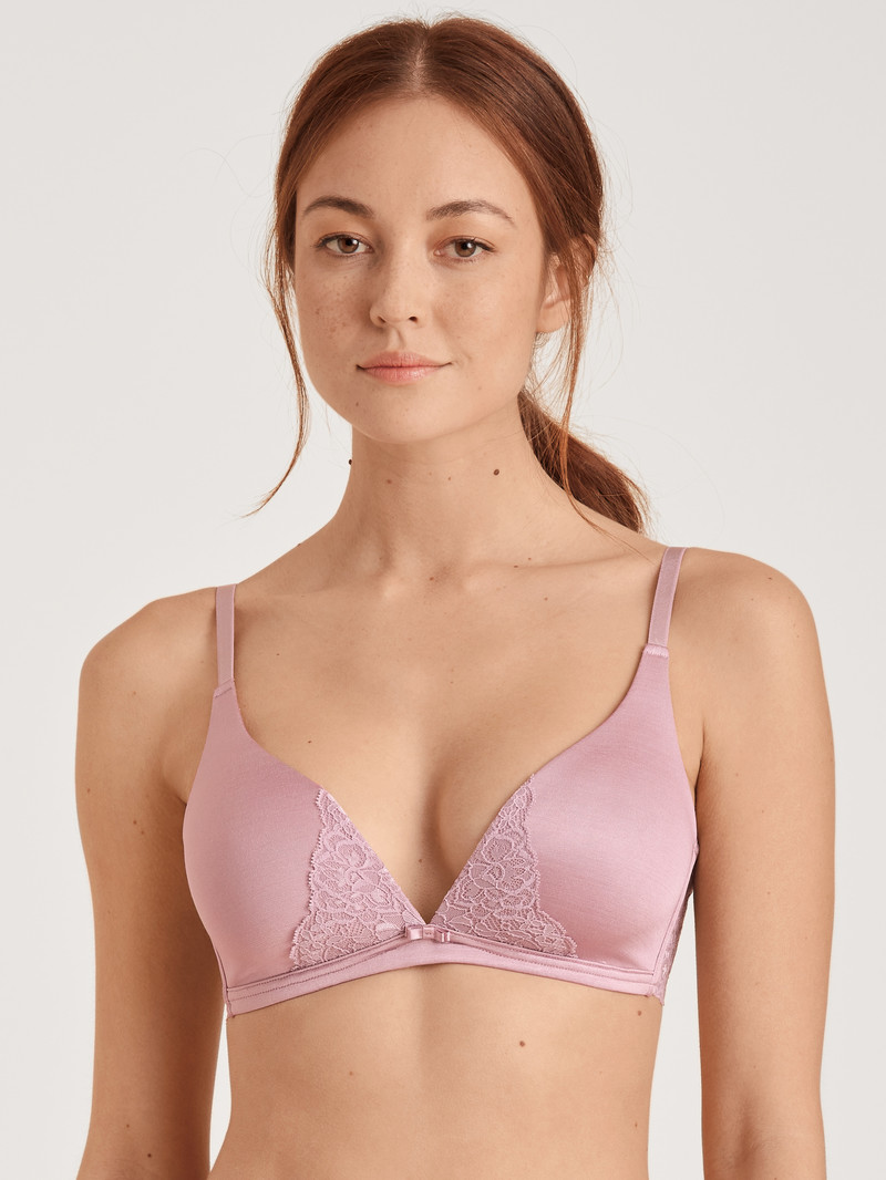 Mauve Shadow Calida Special Soft Bra Women Underwear | QICRO-0867