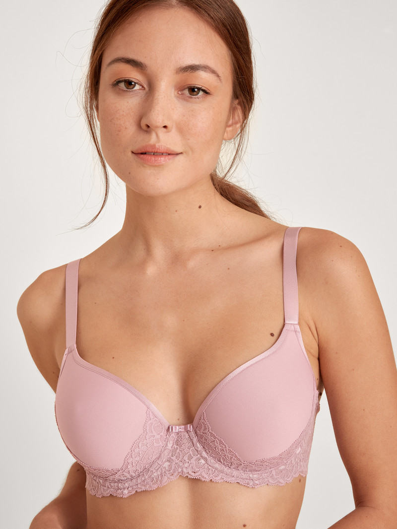 Mauve Shadow Calida Special Spacer Bra Women Underwear | SAVXT-5043