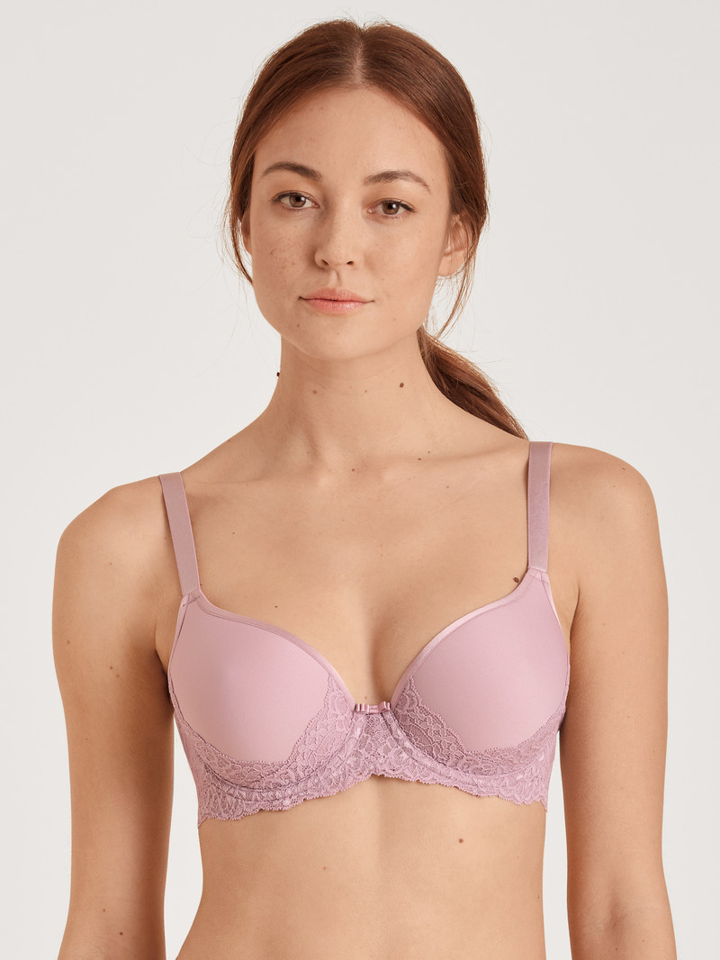 Mauve Shadow Calida Special Spacer Bra Women Underwear | SAVXT-5043