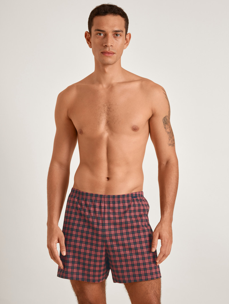 Mineral Red Calida Prints Boxer Shorts Men Underwear | CFDBO-3105