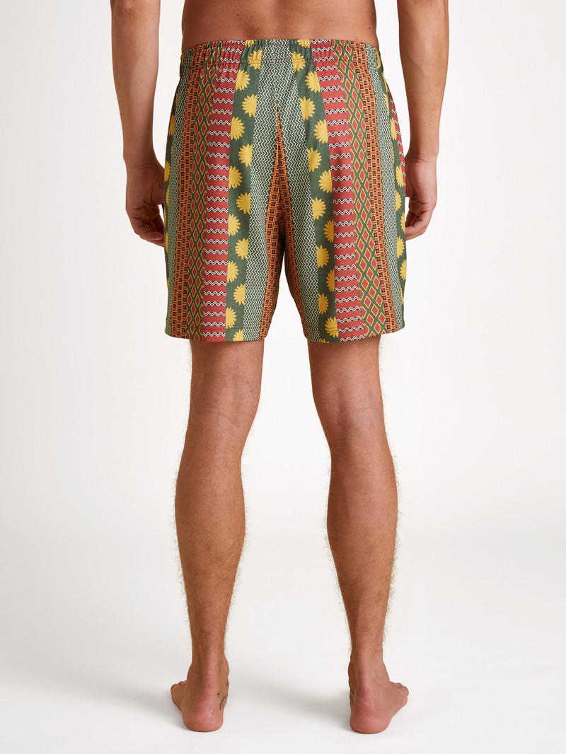 Mineral Red Calida Rmx Sleep Holiday Bermudas Men Sleepwear | BVNIW-4506