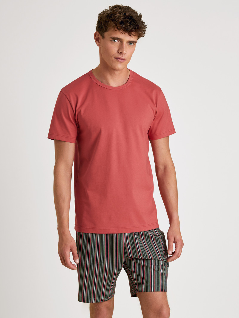 Mineral Red Calida Rmx Sleep Holiday T-shirt Men Sleepwear | AUZNG-6903