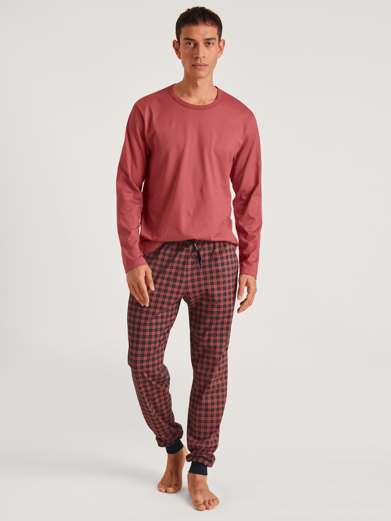 Mineral Red Calida Rmx Sleep Time Off Pants Men Sleepwear | JIDNH-5309