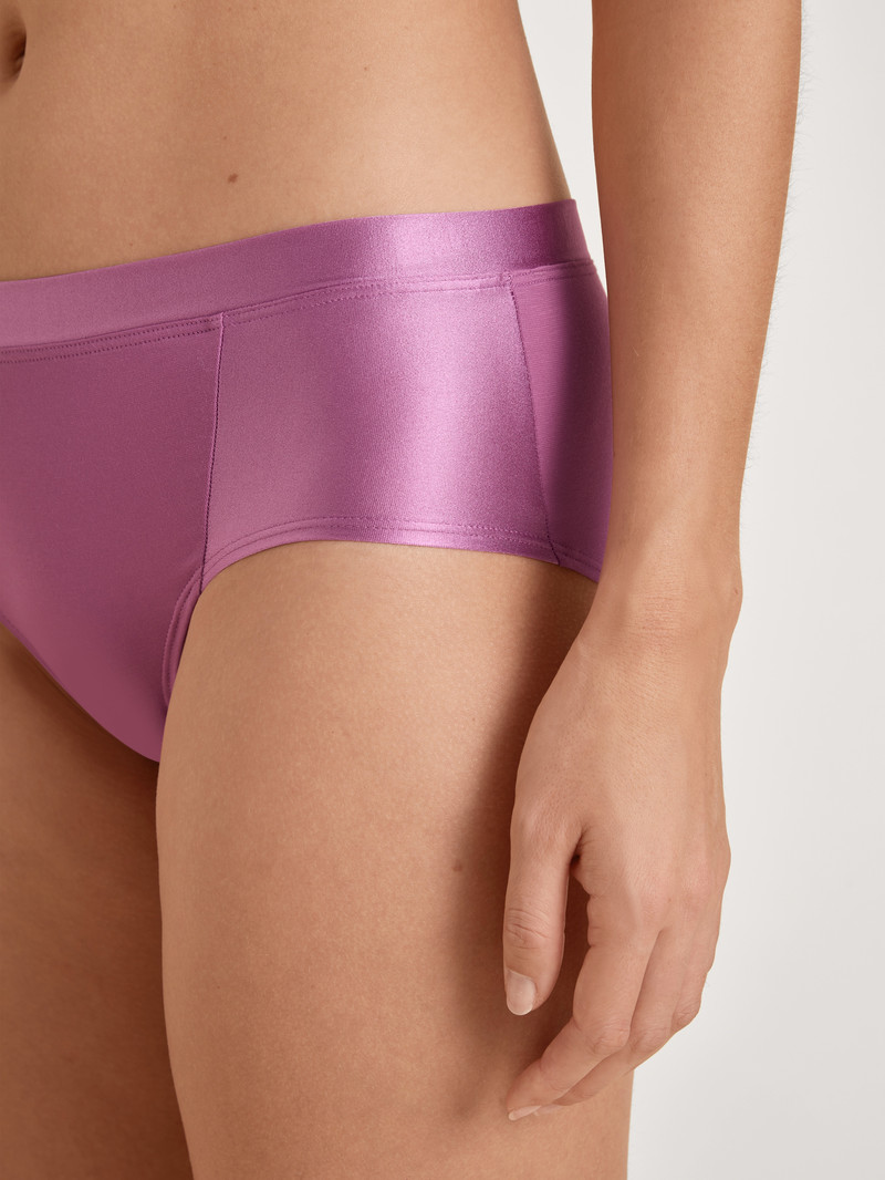 Mulberry Mauve Calida Cate Panty, Low Cut Women Underwear | ZNVKY-5721