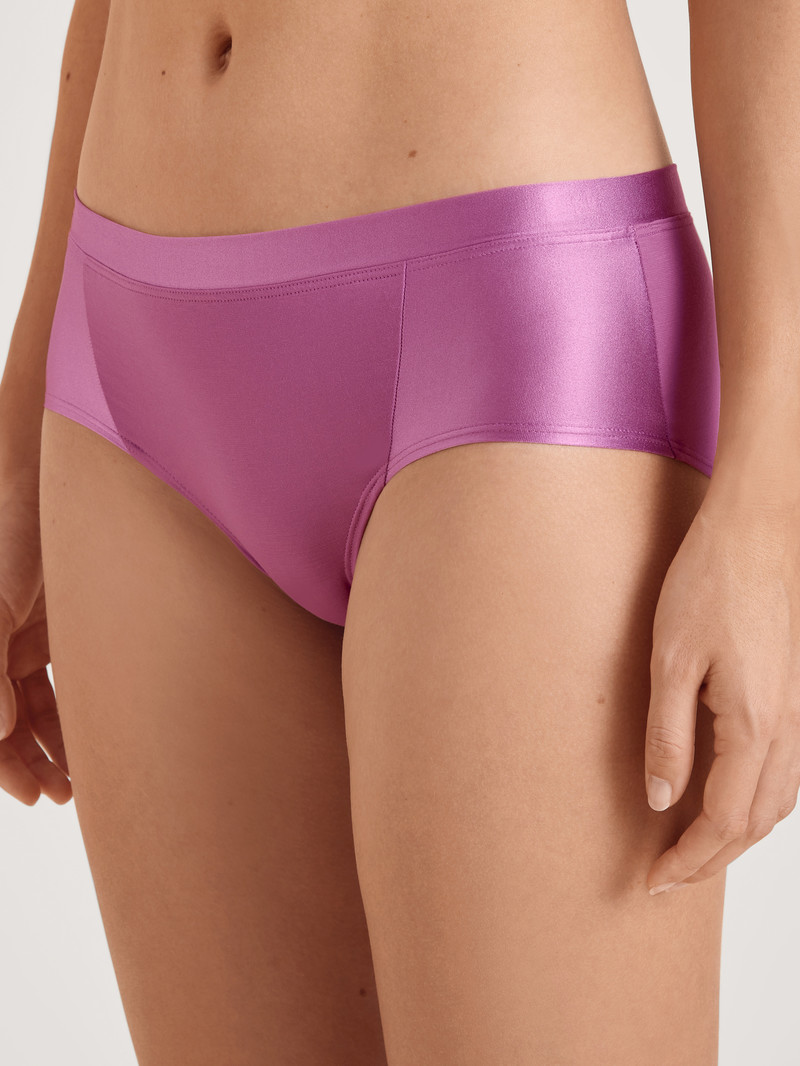 Mulberry Mauve Calida Cate Panty, Low Cut Women Underwear | ZNVKY-5721