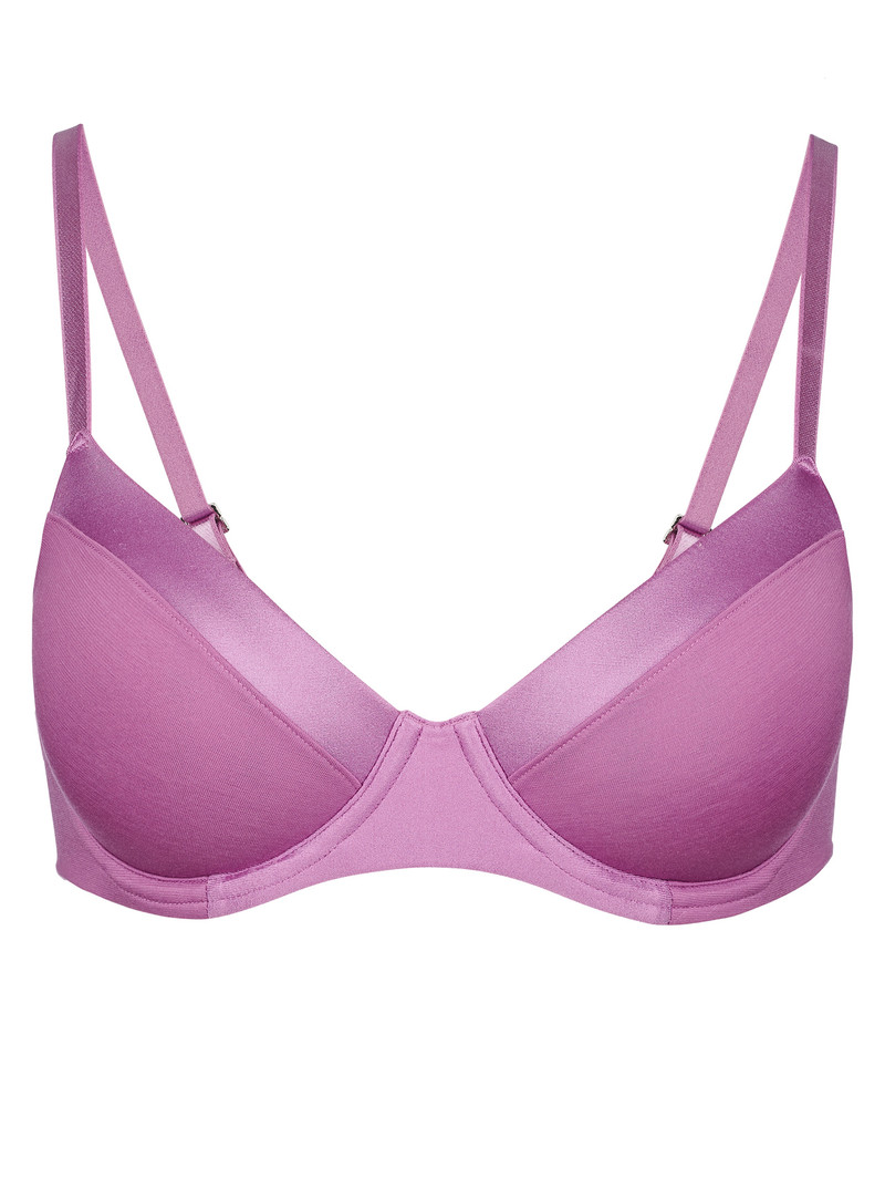 Mulberry Mauve Calida Cate T-shirt Bra Women Underwear | ROJUS-8195