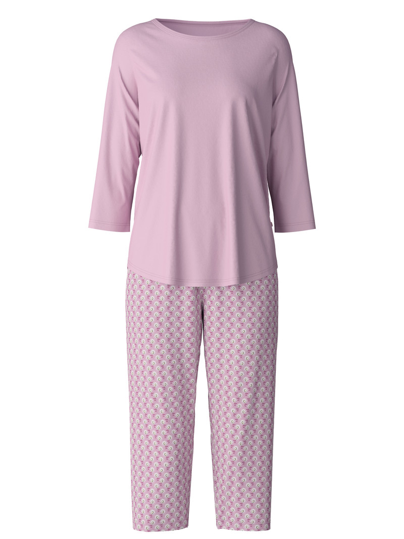 New Fragrant Lilac Calida Special 3/4 Pyjama Women Sleepwear | FQUHA-3086