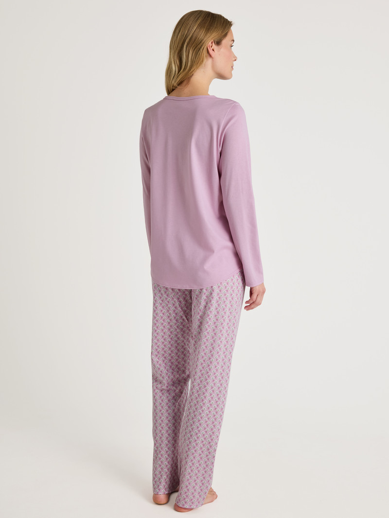 New Fragrant Lilac Calida Special Pyjama Women Sleepwear | ABMTS-6350