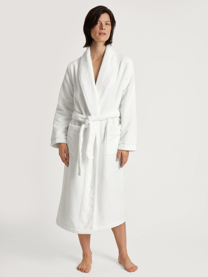 New White Calida Cosy Shower Bathrobe Women Bathrobes | VPXTD-5269