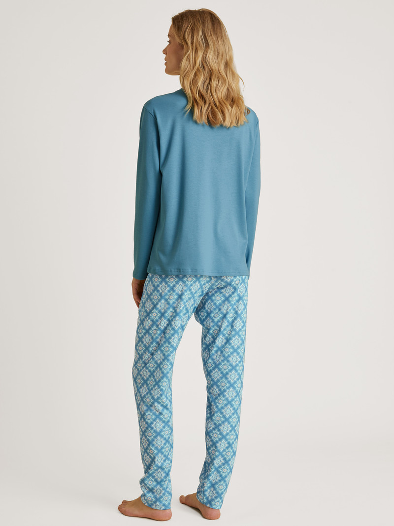 Niagara Blue Calida Daylight Dreams Pyjama Women Sleepwear | KLNDV-3741