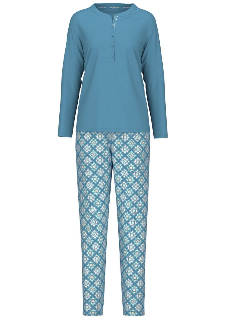 Niagara Blue Calida Daylight Dreams Pyjama Women Sleepwear | KLNDV-3741