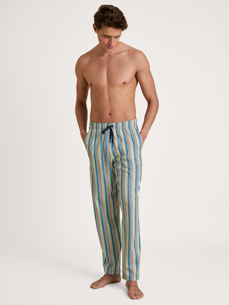 Niagara Blue Calida Rmx Sleep Weekend Pants Men Sleepwear | LBKDX-1820