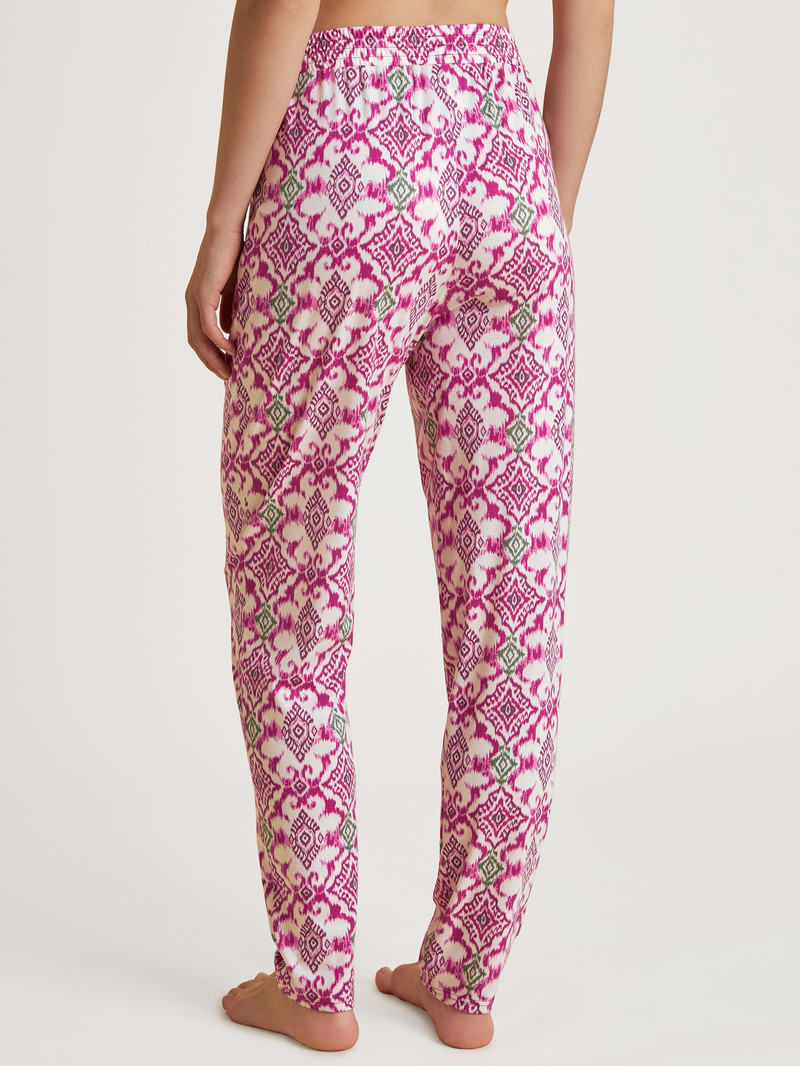 Orchid Flower Calida Favourites Healing Pants Women Sleepwear | RLGFN-0467