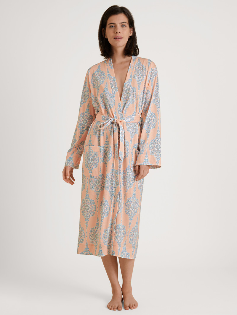 Peach Parfait Calida Favourites Balance Kimono, Length 120cm Women Loungewear | VPLHD-5602