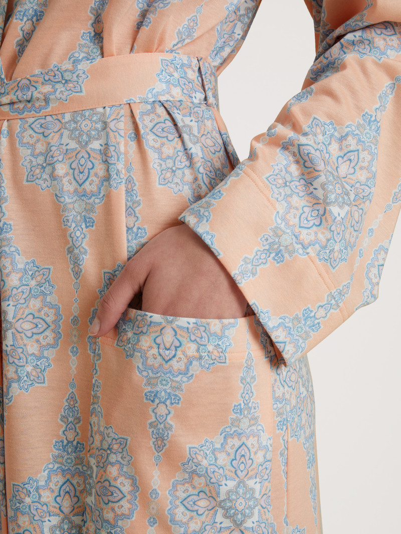 Peach Parfait Calida Favourites Balance Kimono, Length 120cm Women Loungewear | VPLHD-5602