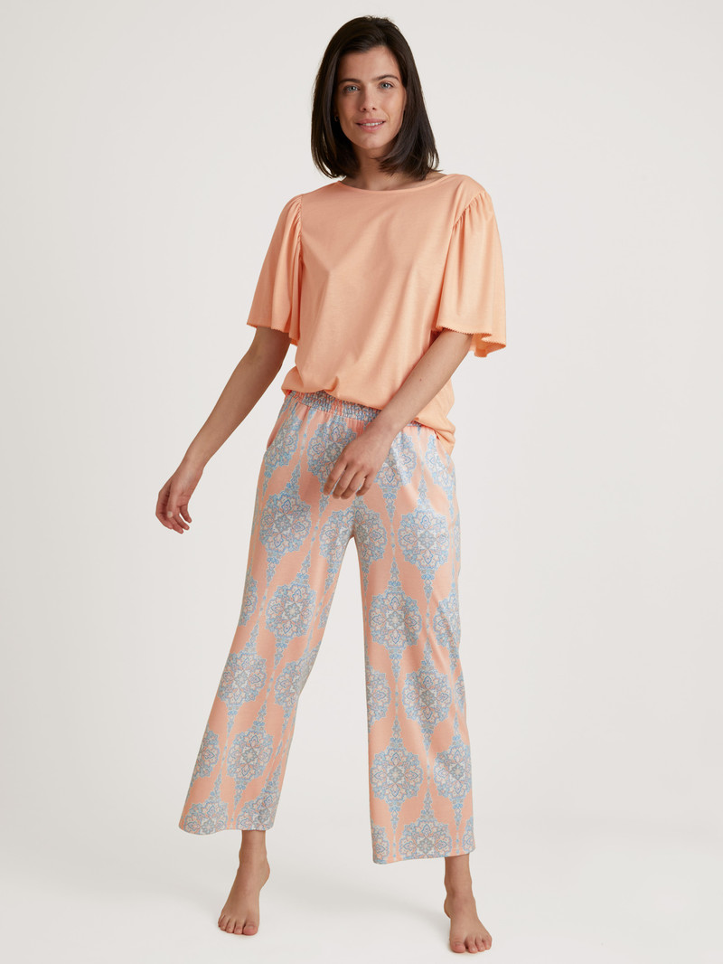 Peach Parfait Calida Favourites Balance Shirt Short Sleeve Women Loungewear | HMRUE-3574