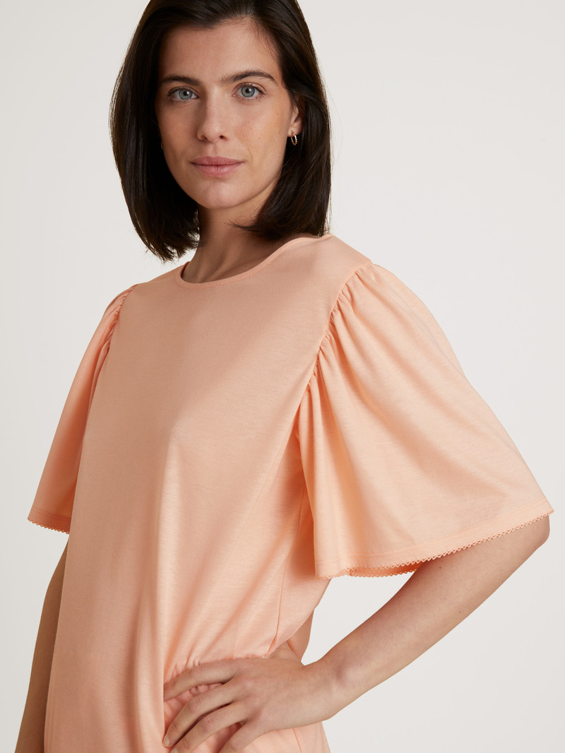 Peach Parfait Calida Favourites Balance Shirt Short Sleeve Women Loungewear | HMRUE-3574