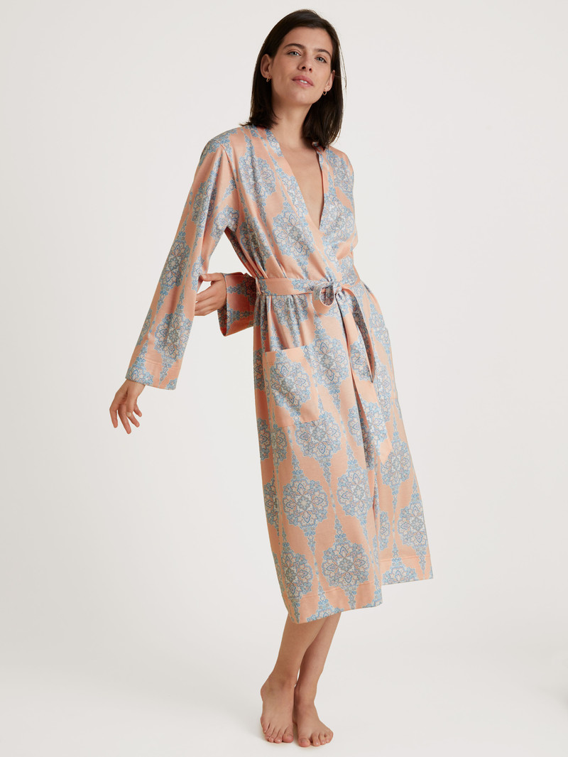 Peach Parfait Calida Favourites Balance Kimono, Length 120cm Women Summer Oufits | OFSKX-9502