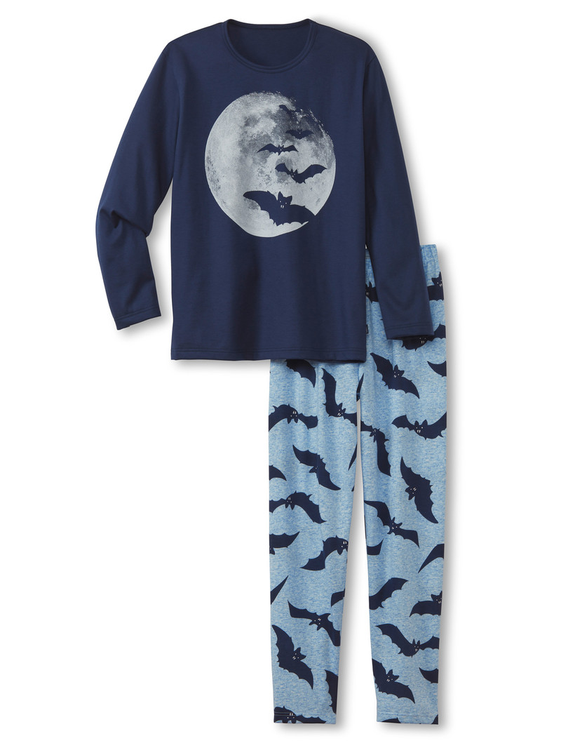 Peacoat Blue Calida Boys Bat Pyjama Kids\' Pyjama | KDRYX-1560