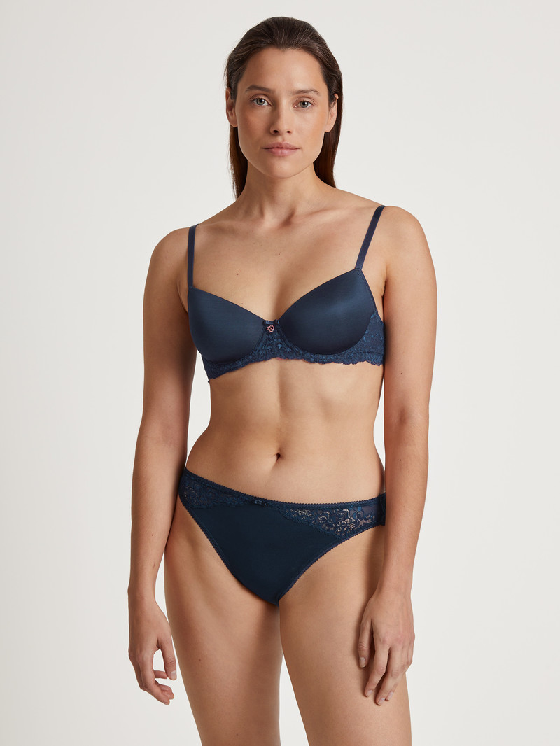 Peacoat Blue Calida Sensual Secrets Brief Women Underwear | UMVTP-8027