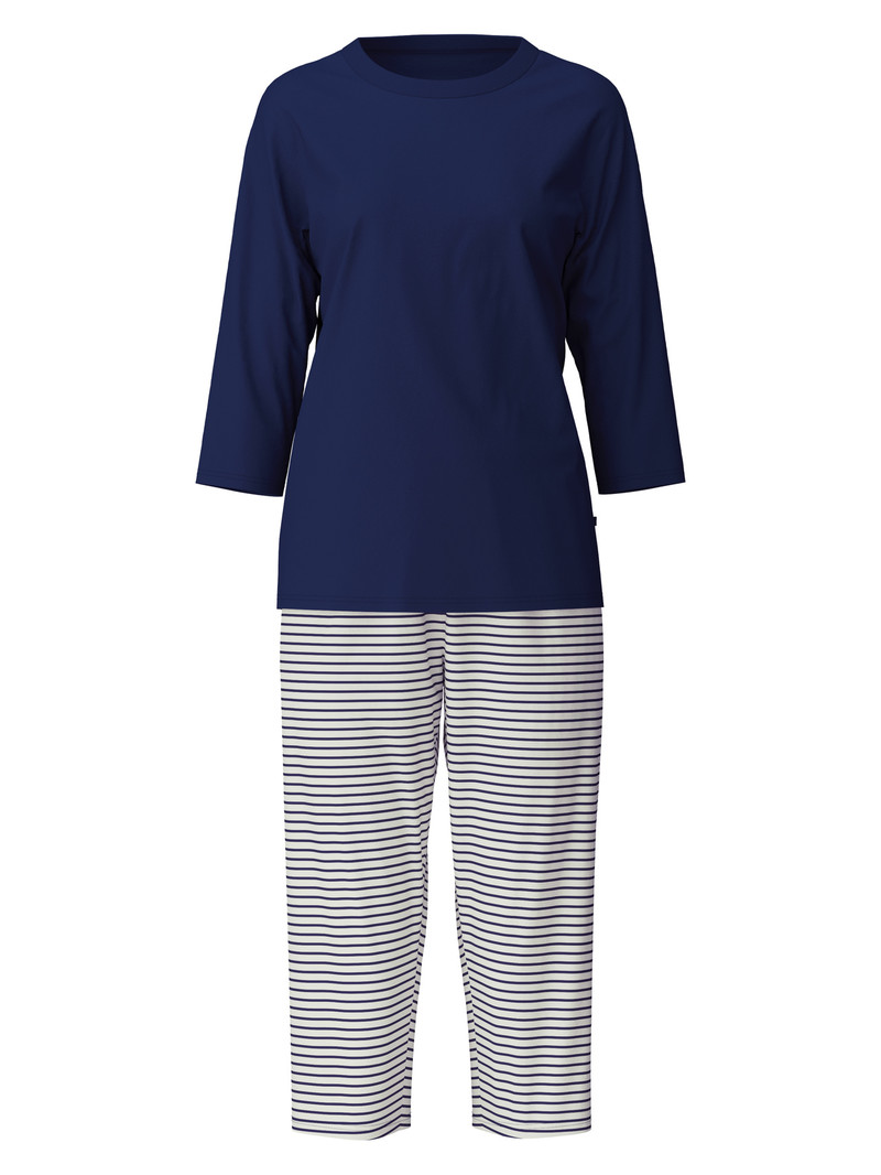 Peacoat Blue Calida Special 3/4 Pyjama Women Sleepwear | CRBYA-2165