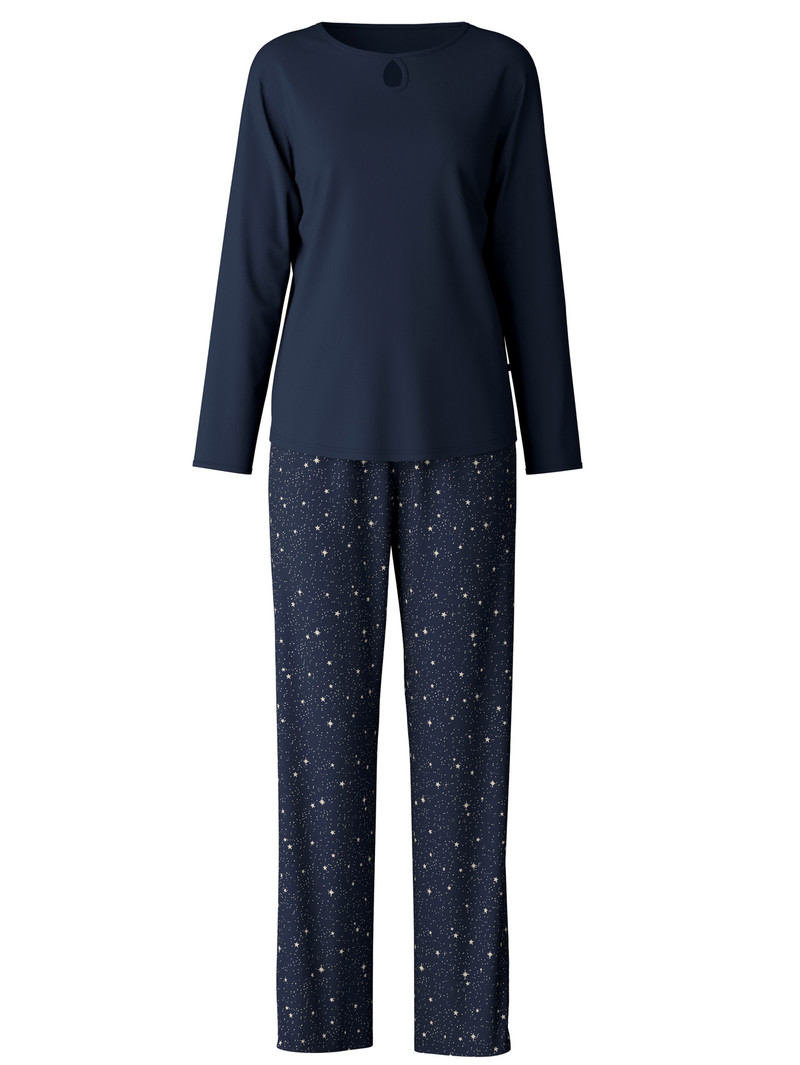 Peacoat Blue Calida Sweet Dreams Pyjama Women Sleepwear | QXFZC-2648