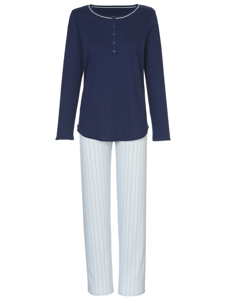 Peacoat Blue Calida Sweet Dreams Pyjama Women Sleepwear | YGKER-5837