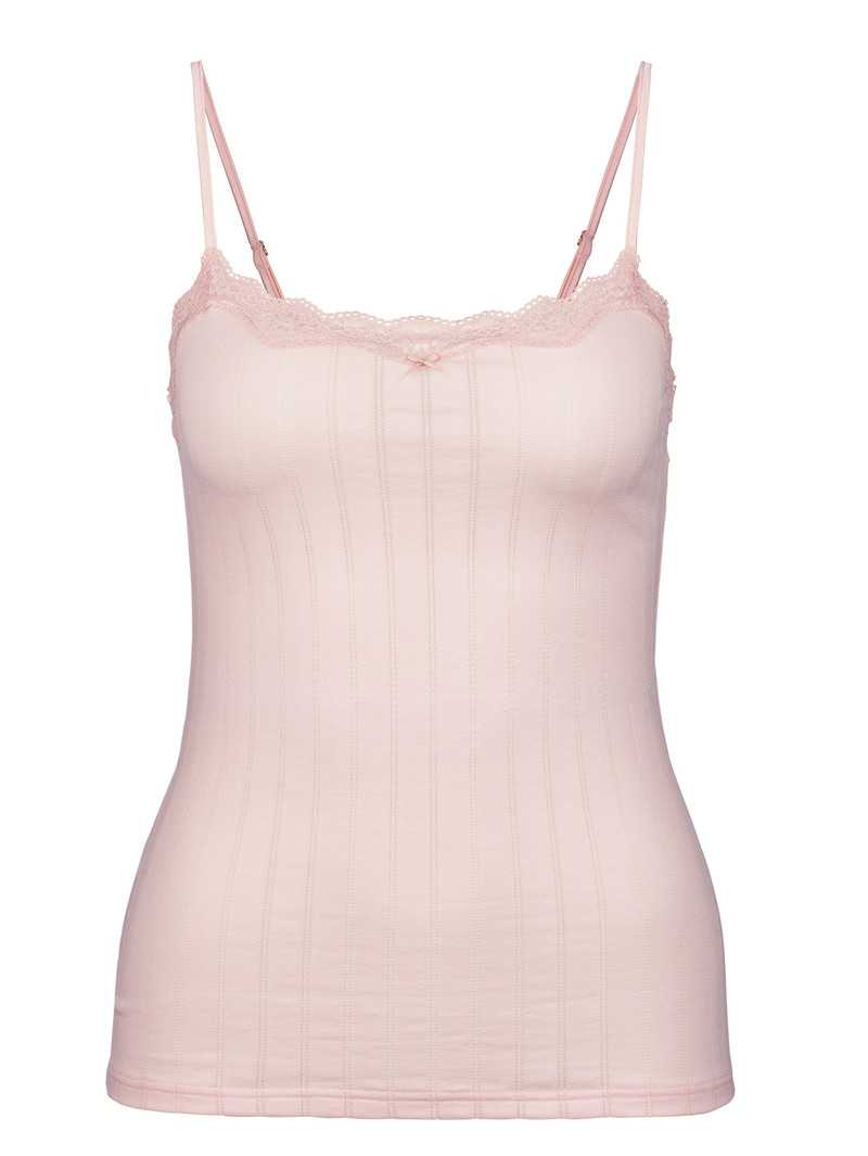 Pearl Blush Calida Etude Toujours Spaghetti Top Women Underwear | GWDUA-5076