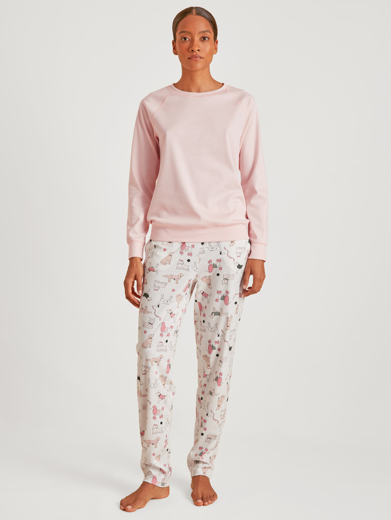 Pearl Blush Calida Favourites Dog Shirt Long Sleeve Women Loungewear | SDXRM-2764