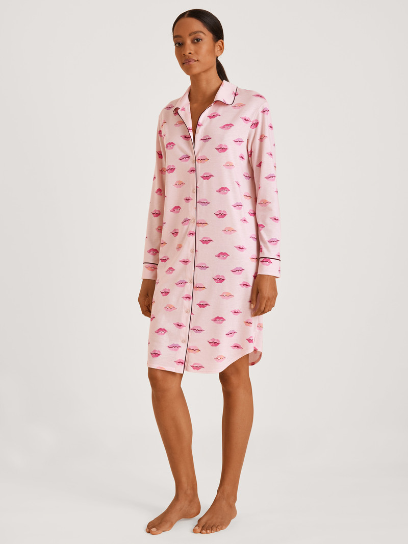 Pearl Blush Calida Favourites Kiss Nightdress Women Sleepwear | BNSMF-4185