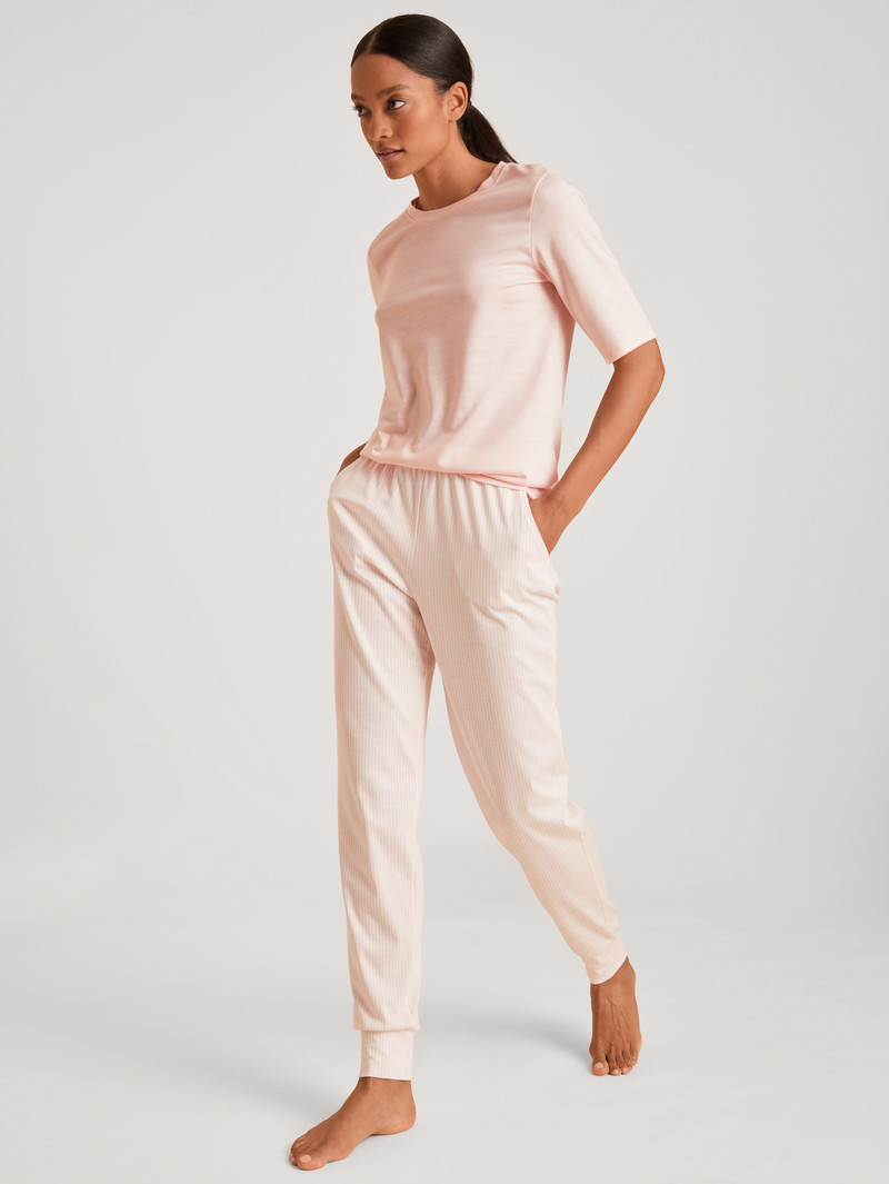 Pearl Blush Calida Favourites Lavender Pants Women Sleepwear | BIKHM-2173