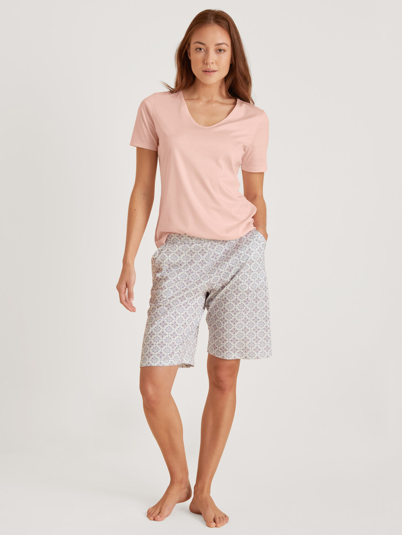 Pearl Blush Calida Special Bermudas Women Sleepwear | ZSBXH-0247