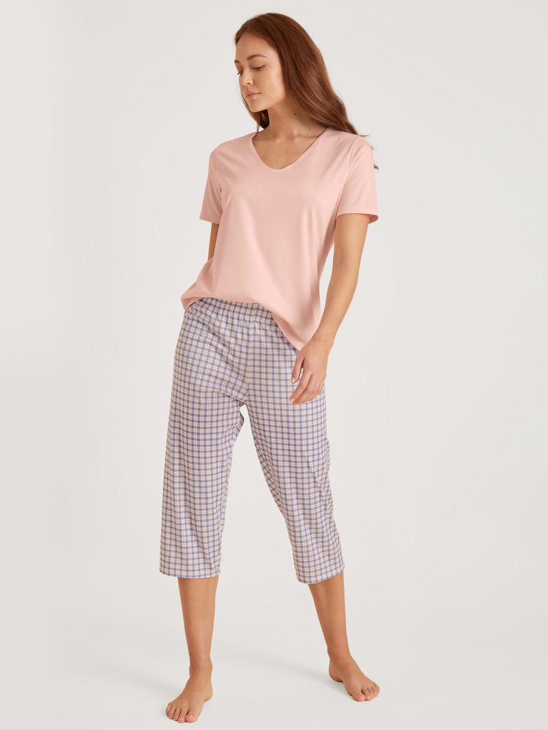 Pearl Blush Calida Special Shirt Short Sleeve Women Loungewear | DKXWH-8657