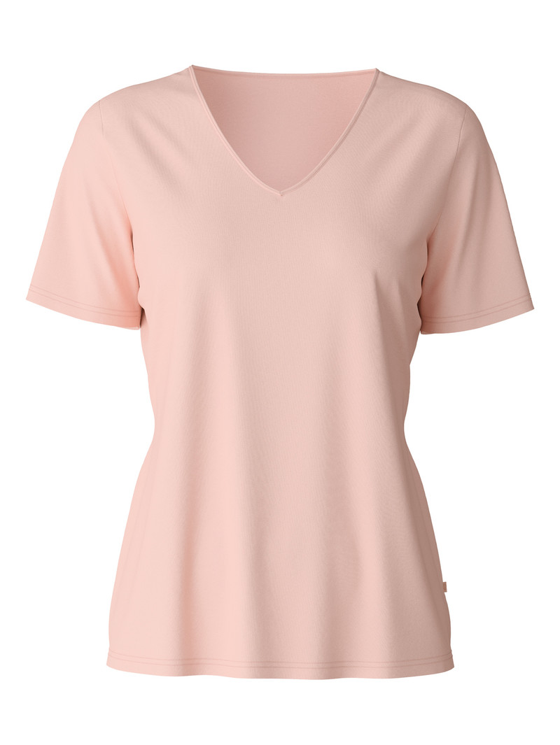 Pearl Blush Calida Special Shirt Short Sleeve Women Loungewear | DKXWH-8657