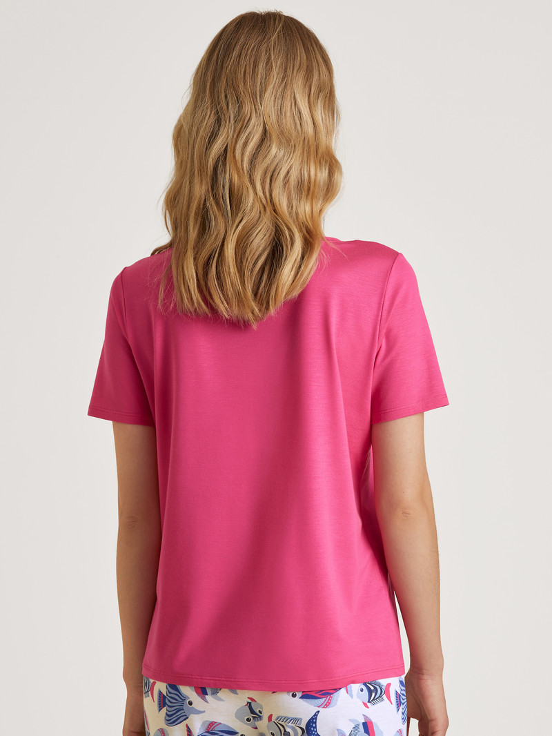 Pink Flash Calida Favourites Serenity Shirt Short-sleeve Women Summer Oufits | PEGLM-1648