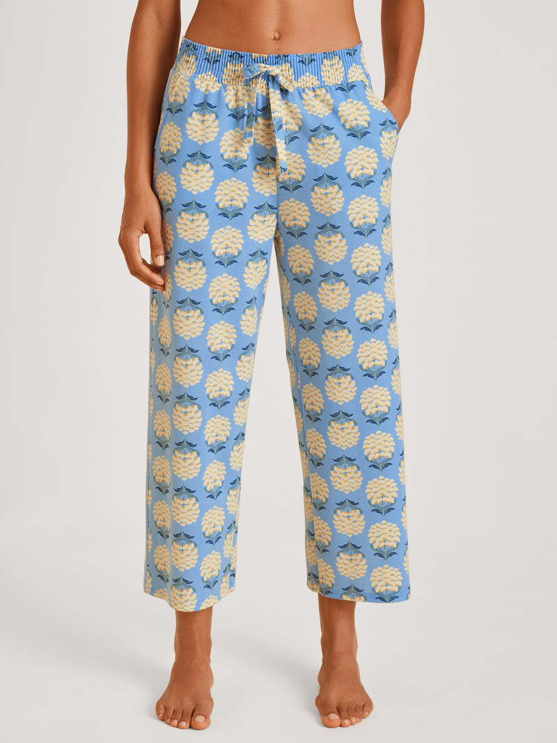 Placid Blue Calida Favourites Paisley 7/8 Pants Women Sleepwear | VCYSD-1602