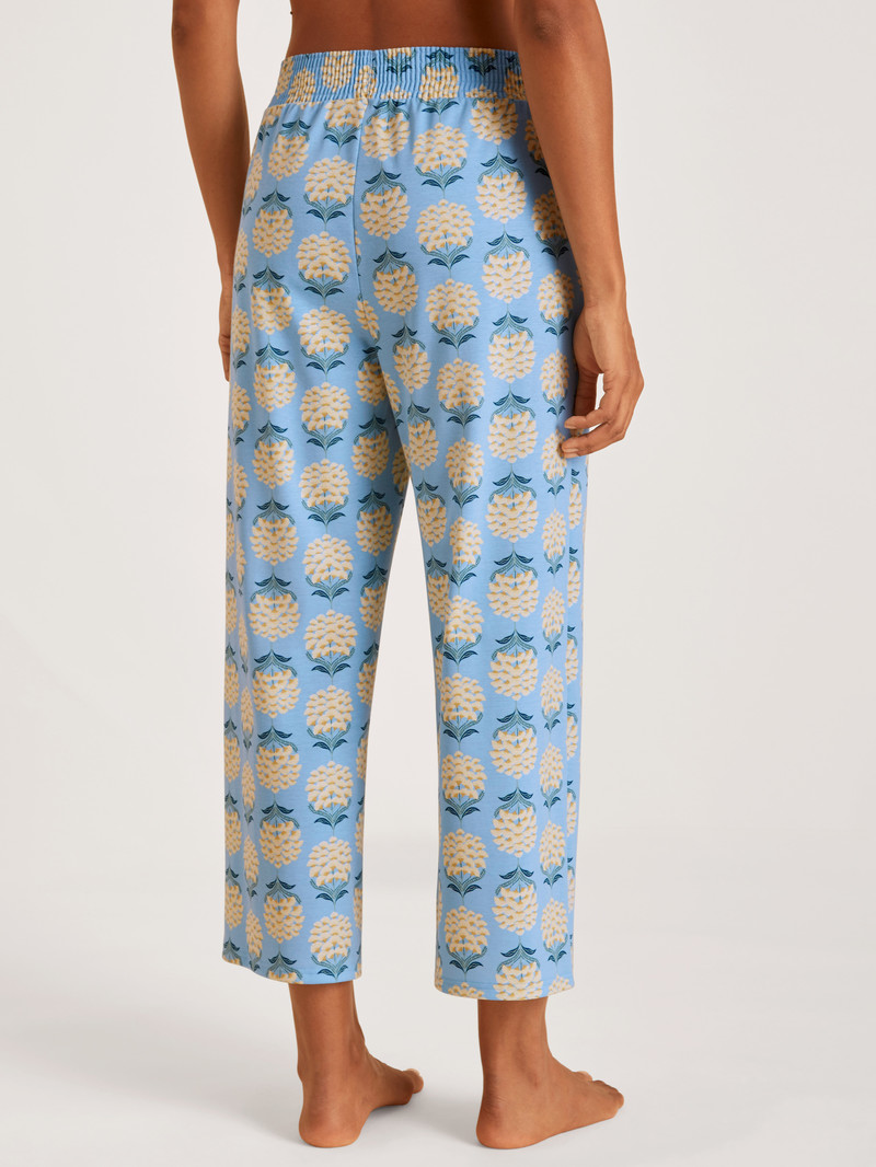 Placid Blue Calida Favourites Paisley 7/8 Pants Women Sleepwear | VCYSD-1602