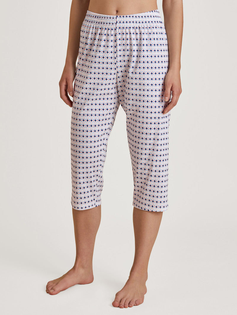 Placid Blue Calida Special 3/4 Pants Women Sleepwear | JRPMQ-4380