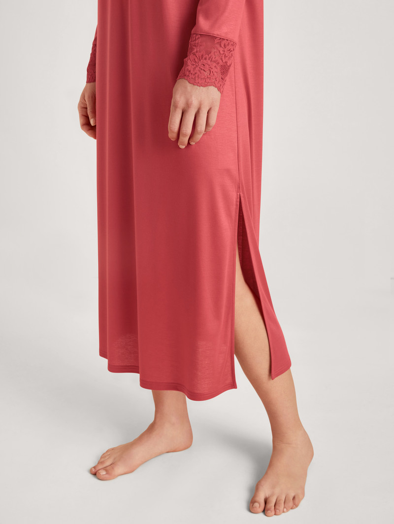 Pomegranate Red Calida Glamorous Nights Nightdress Women Sleepwear | EUWAO-3612