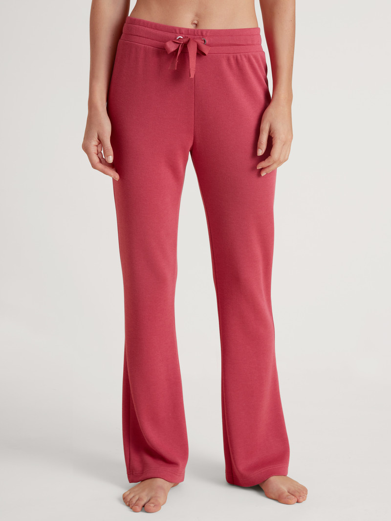 Pomegranate Red Calida Lounge Butterfly Pants Women Loungewear | BHWCA-2763